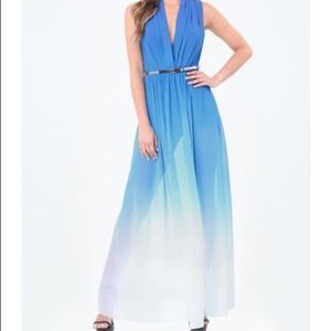 BÉBÉ Ombre Maxi Dress